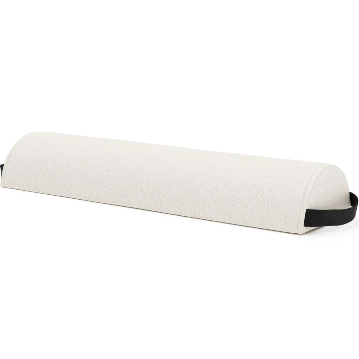 Nackenrolle halbrund 66 cm weiss