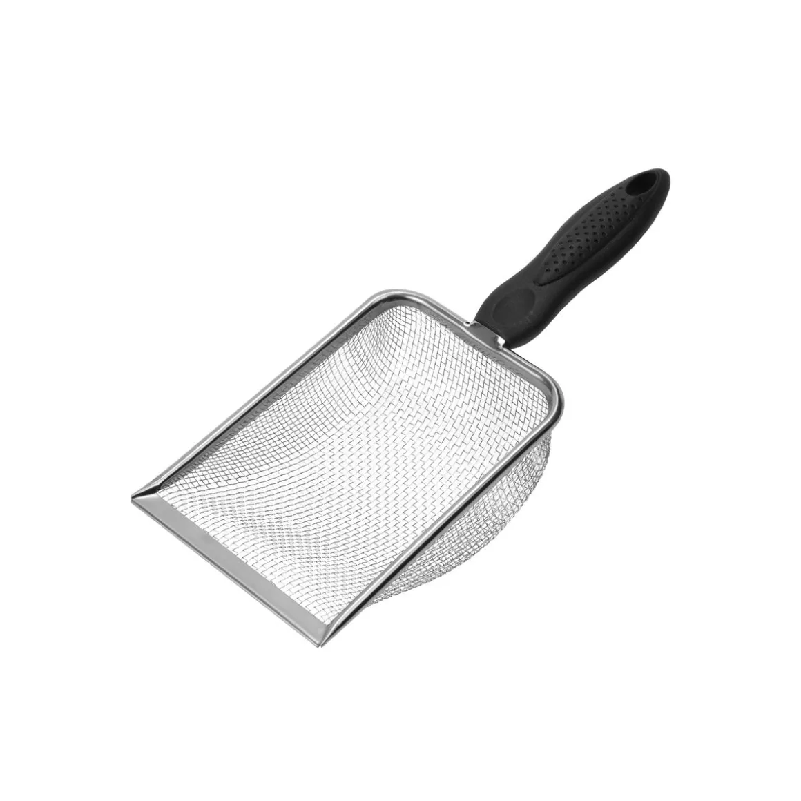 Nager Sandschaufel Edelstahl 28 x 10 cm silber/schwarz