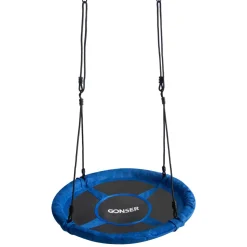 Nestschaukel 100 cm blau/schwarz