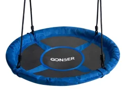 Nestschaukel 100 cm blau/schwarz
