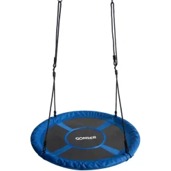 Nestschaukel 110 cm blau/schwarz