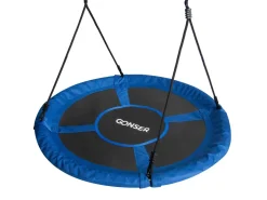Nestschaukel 110 cm blau/schwarz