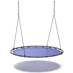 Nestschaukel rund 120 cm blau/schwarz