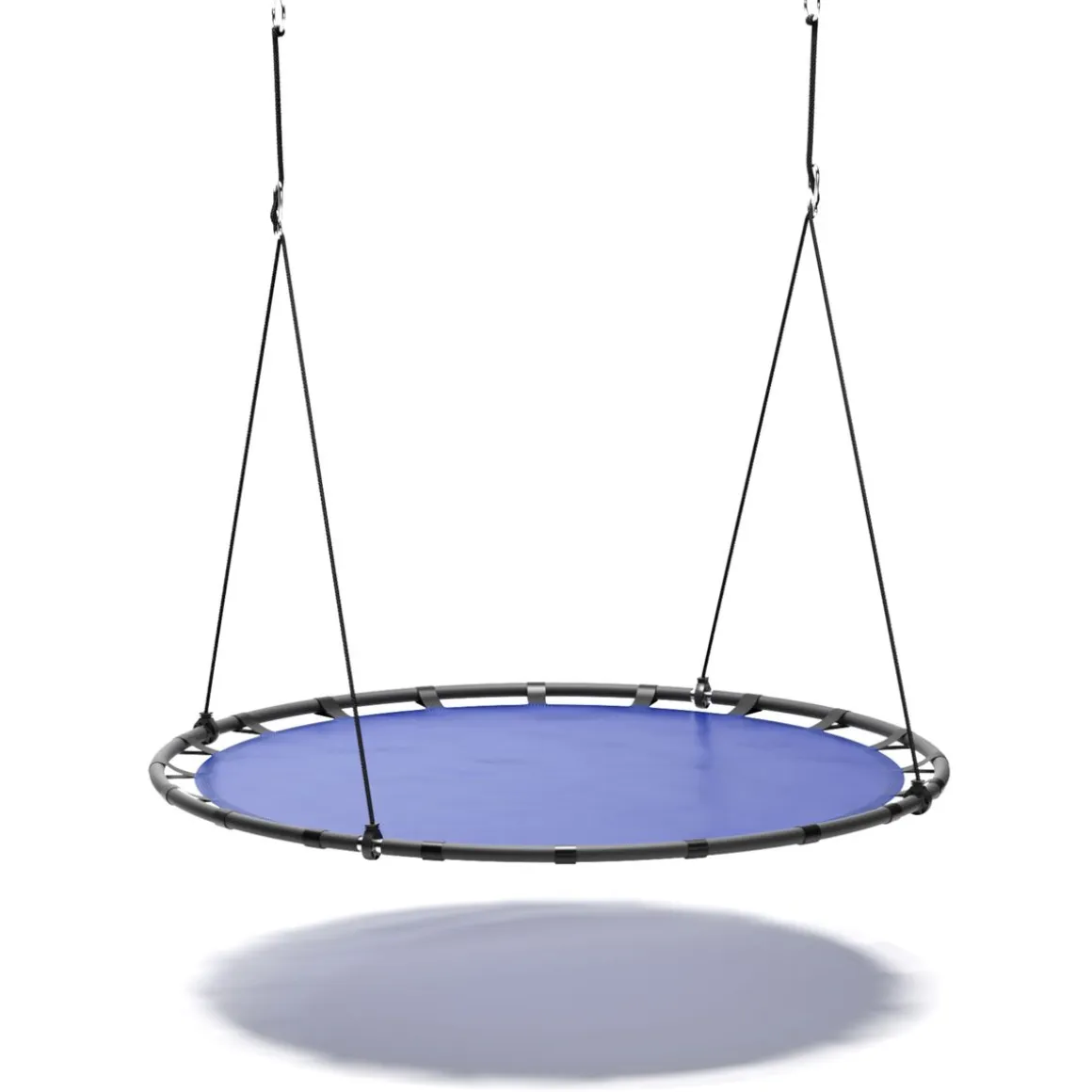 Nestschaukel rund 120 cm blau/schwarz
