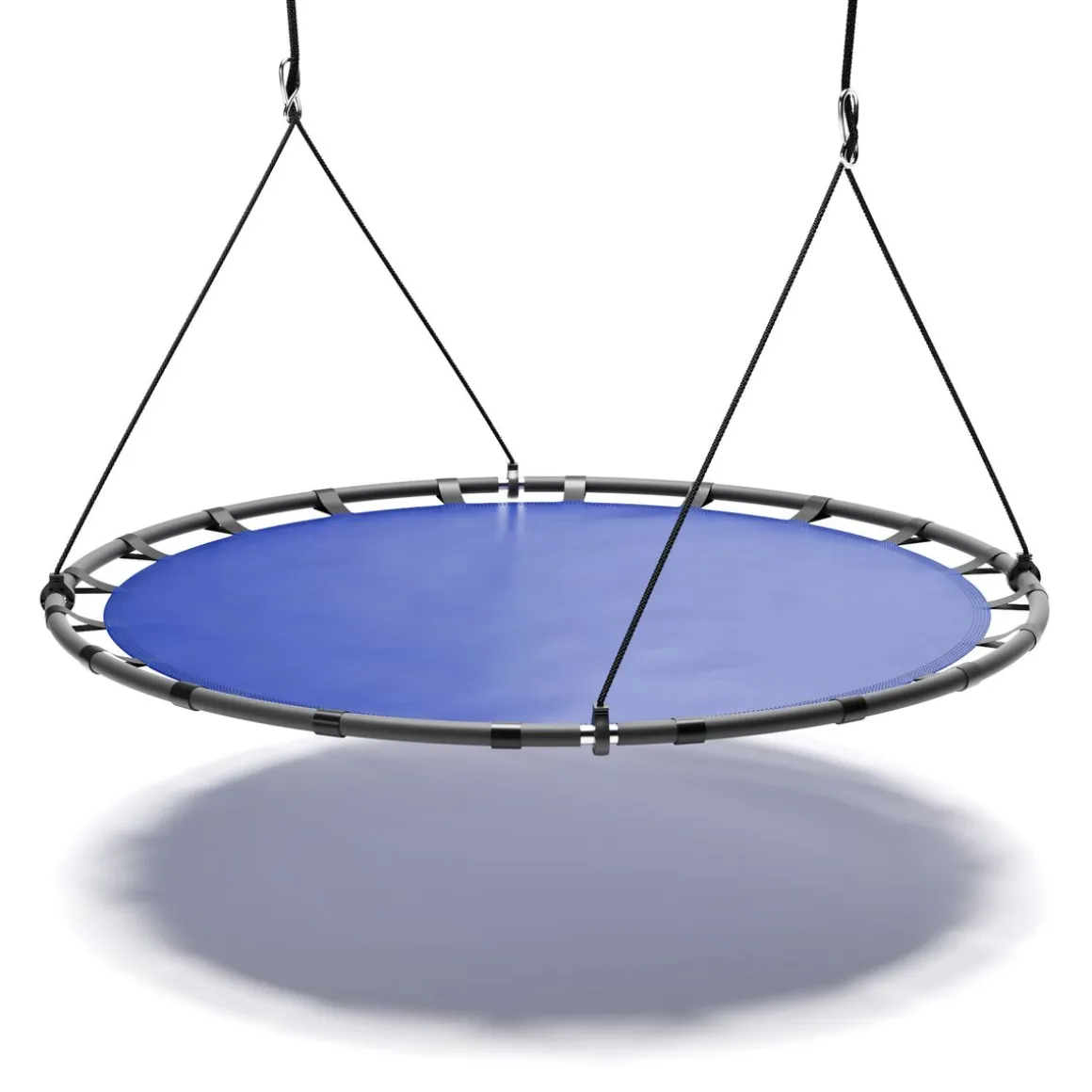 Nestschaukel rund 120 cm blau/schwarz
