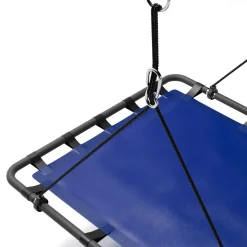 Nestschaukel 118 x 80 cm blau/schwarz