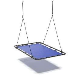 Nestschaukel 118 x 80 cm blau/schwarz