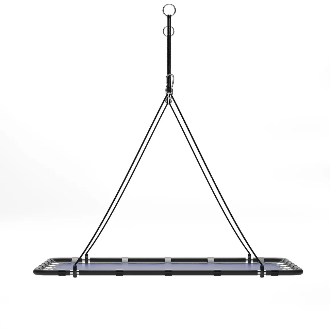 Nestschaukel 118 x 80 cm blau/schwarz