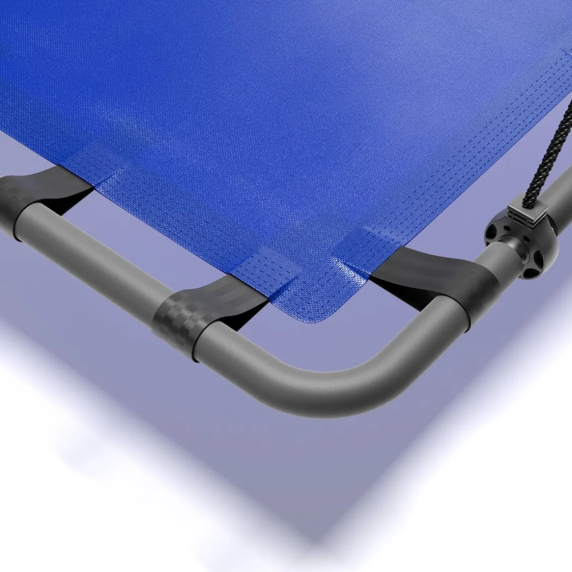 Nestschaukel 118 x 80 cm blau/schwarz