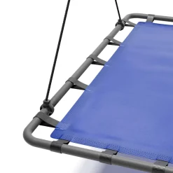 Nestschaukel 118 x 80 cm blau/schwarz