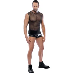Netzshirt Herren Grösse M / L schwarz