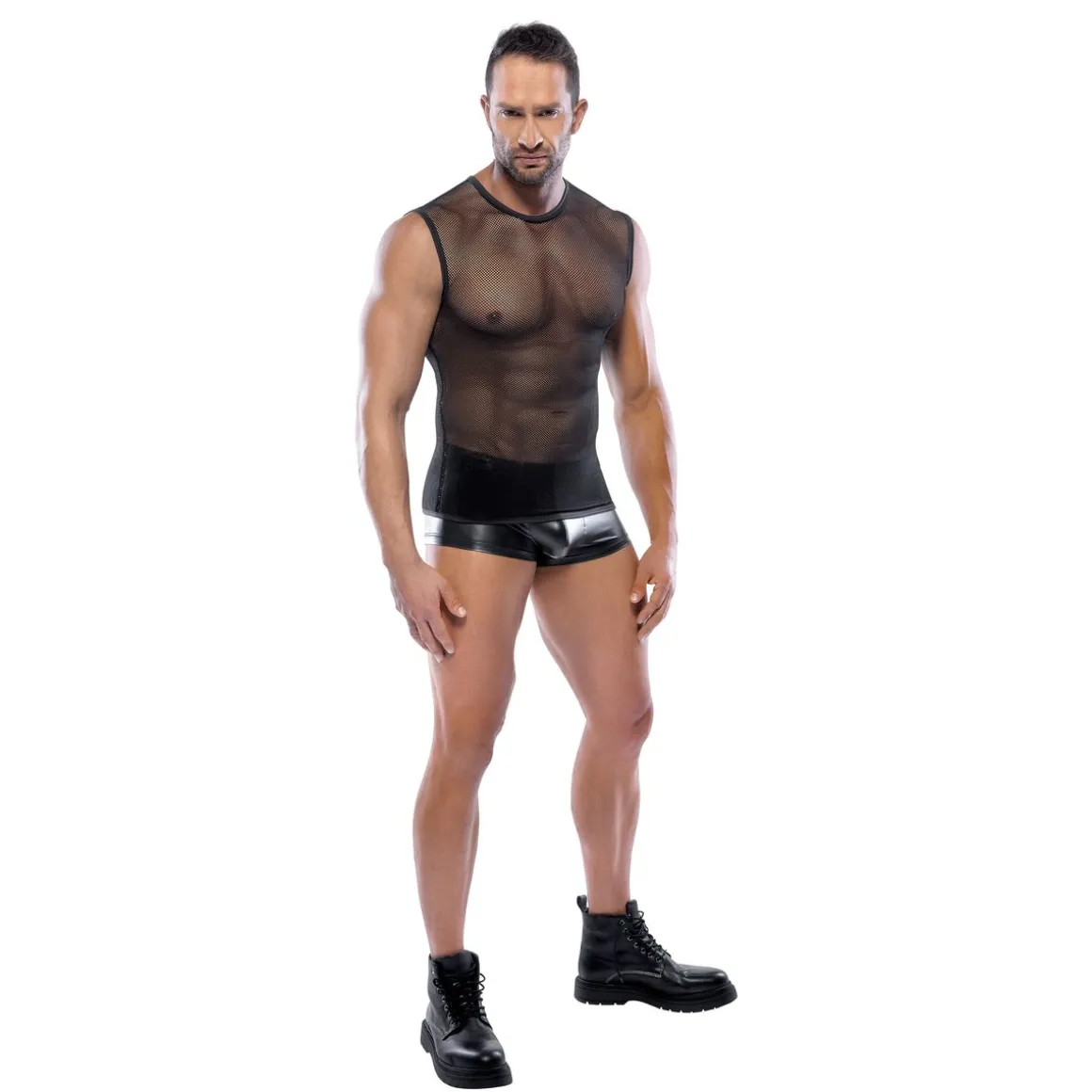 Netzshirt Herren Grösse XL / XXL schwarz