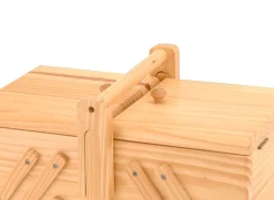 Nähkasten Holz 3 Ebenen faltbar