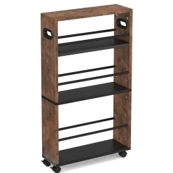 Nischenregal schmal Vintage BONITA 15 x 45 x 80 cm
