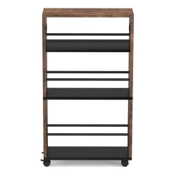 Nischenregal schmal Vintage BONITA 15 x 45 x 80 cm