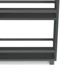 Nischenregal schmal 15 x 54 x 78 cm anthrazit/hellbraun