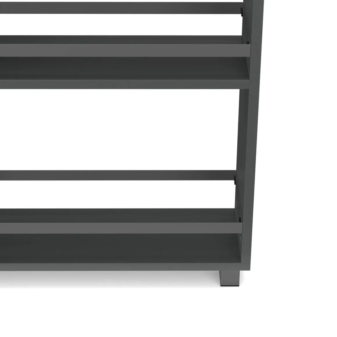 Nischenregal schmal 15 x 54 x 78 cm anthrazit/hellbraun