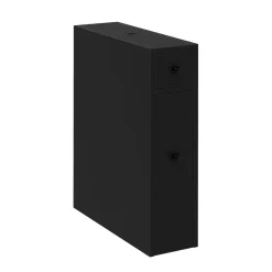 Nischenregal schmal 16 x 48 x 58 cm schwarz