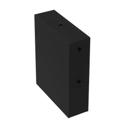 Nischenregal schmal 16 x 48 x 58 cm schwarz