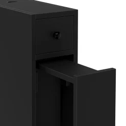 Nischenregal schmal 16 x 48 x 58 cm schwarz