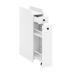 Nischenregal schmal 18 x 40 x 70 cm weiss