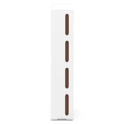 Nischenregal 17 x 45 x 84 cm weiss/braun