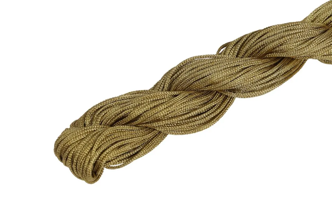 Nylonschnur 25 m gold