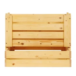 Obstkiste Holz 58 x 38 x 42 cm natur
