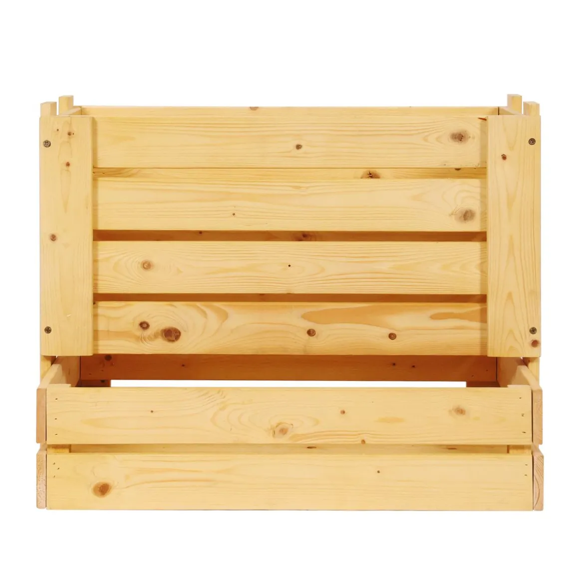Obstkiste Holz 58 x 38 x 42 cm natur