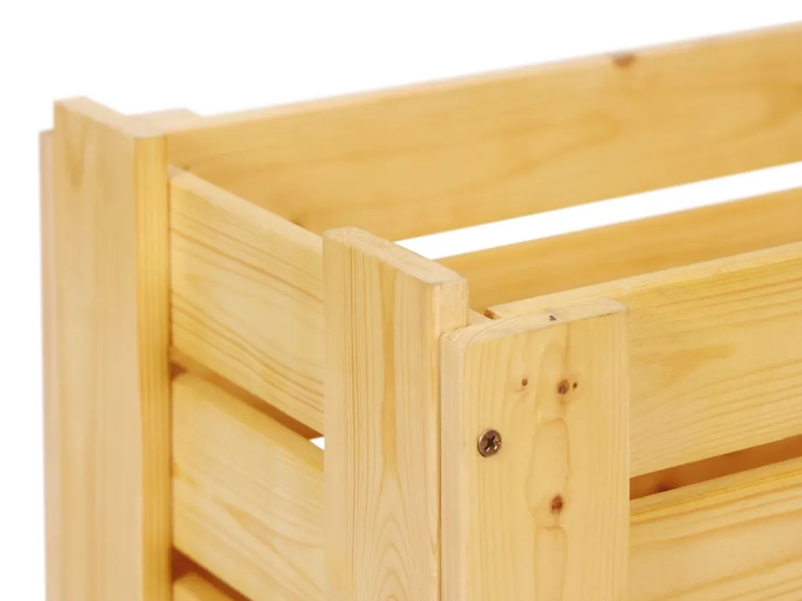 Obstkiste Holz 58 x 38 x 42 cm natur
