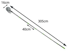 Obstpflücker verstellbar 305 cm