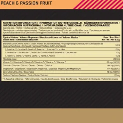 Optimum Nutrition BCAA Pulver 266 g Peach and Passion fruit