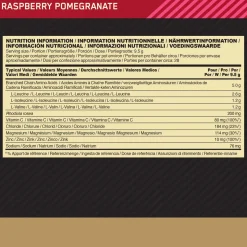 Optimum Nutrition BCAA Pulver 266 g Raspberry Pomegranate