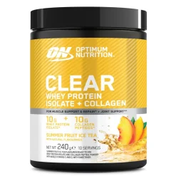 Optimum Nutrition Clear Whey Collagen 240 g Summer Ice Tea