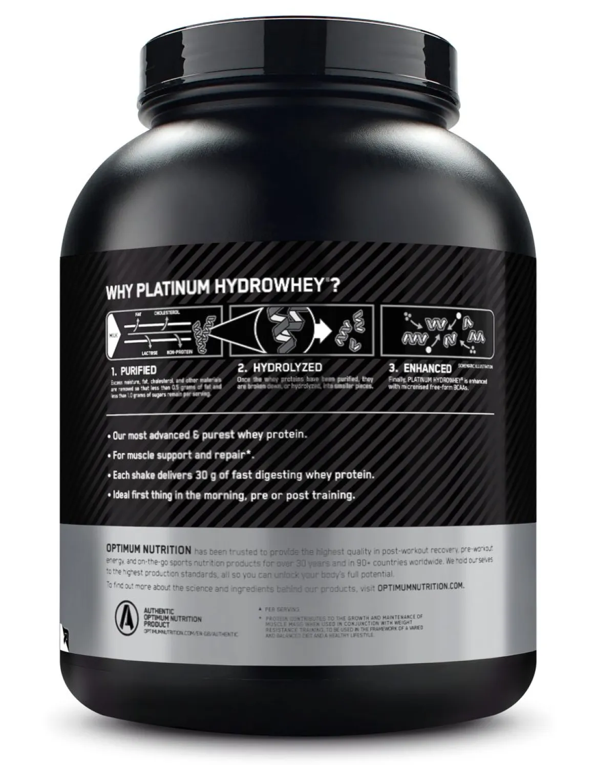 Optimum Nutrition HydroWhey Protein 1623 g Strawberry