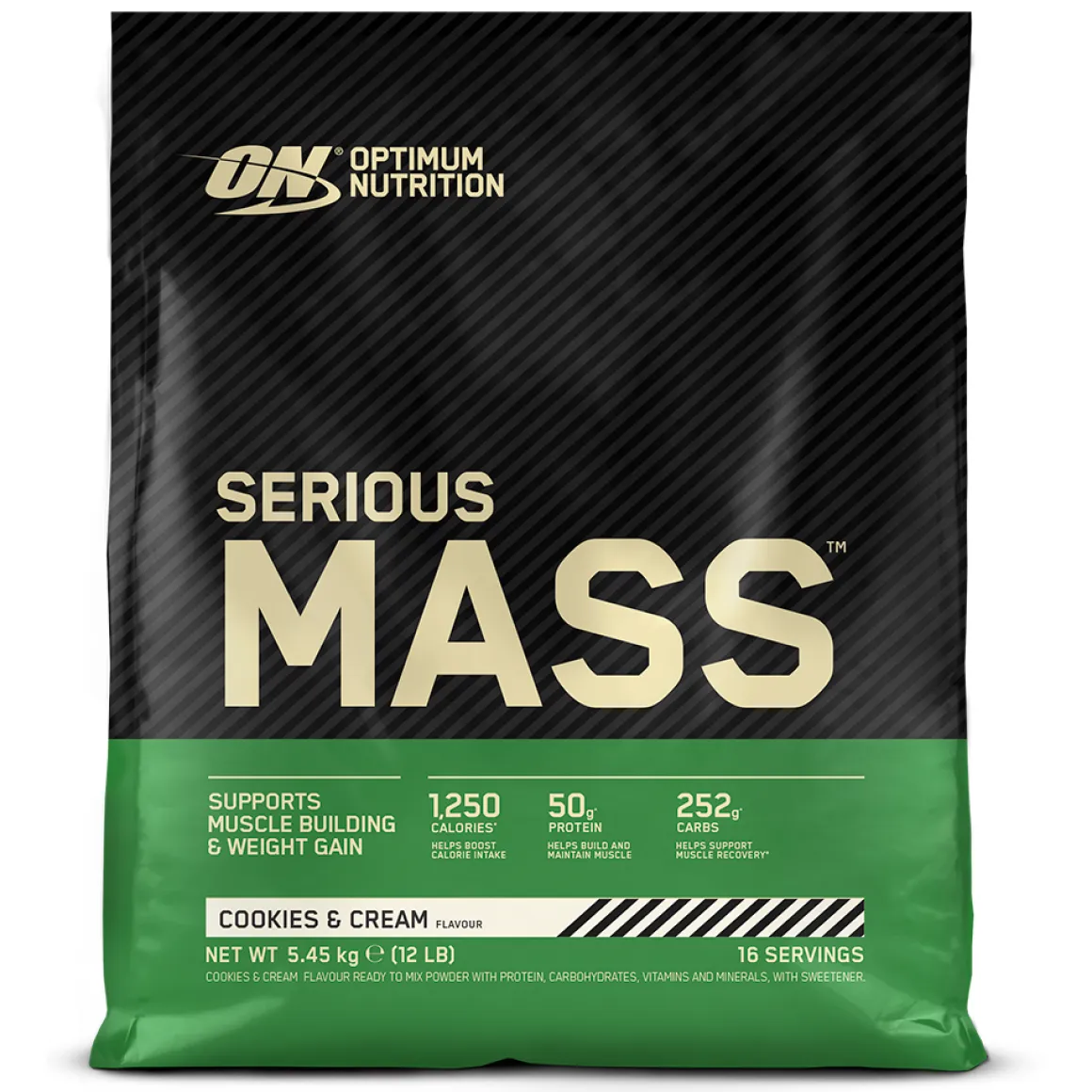 Optimum Nutrition Serious Mass 5450 g Cookie Cream