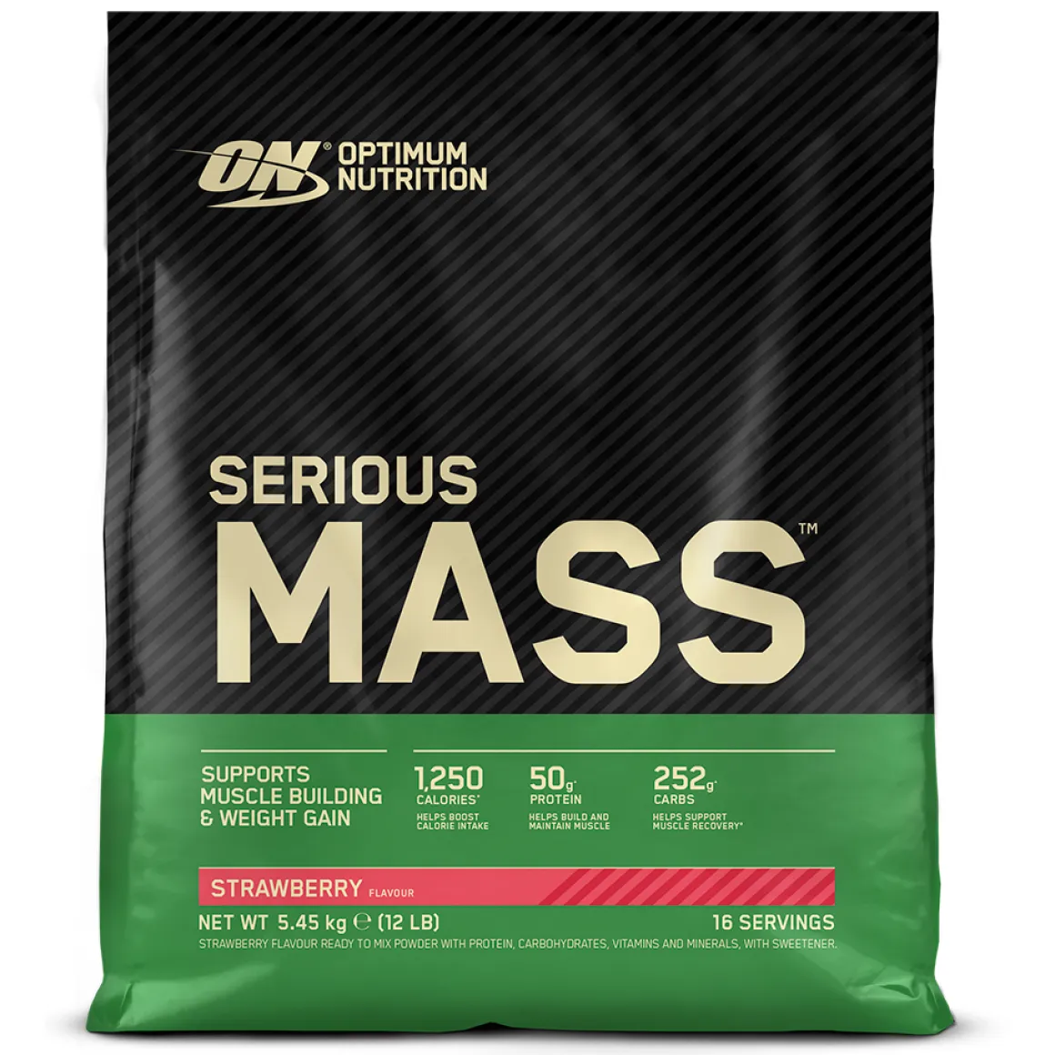 Optimum Nutrition Serious Mass 5443 g Strawberry
