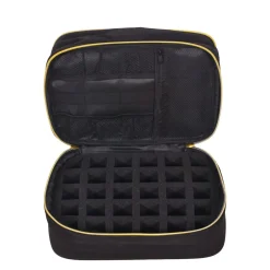 Organizer für Nagellack und Nagellampe schwarz