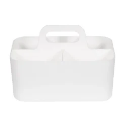 Organizer mit Griff 5 Fächer weiss
