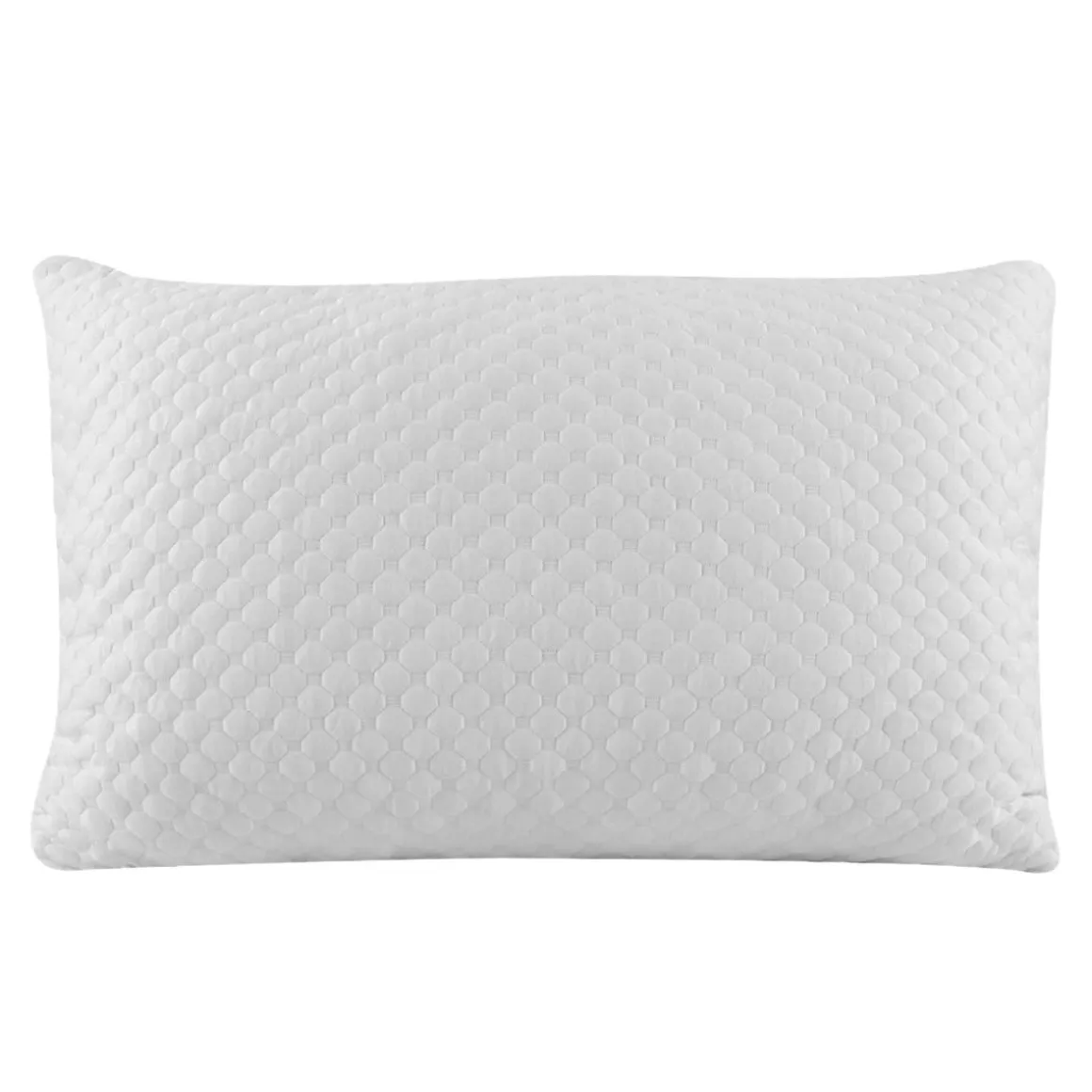 Orthopädisches Kopfkissen kühlend 71 x 51 cm weiss/blau