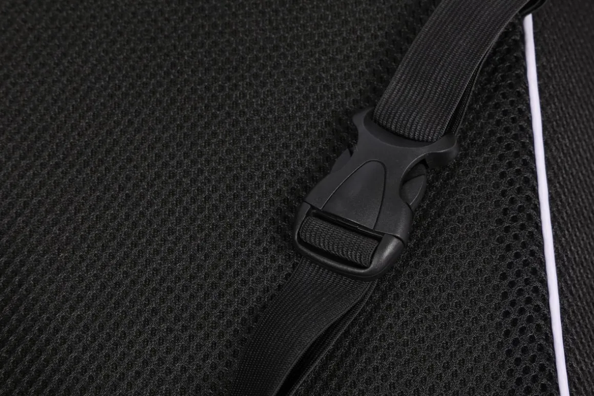 Orthopädisches Rückenkissen Mesh 45 x 39 cm schwarz