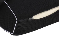 Orthopädisches Rückenkissen Mesh 45 x 39 cm schwarz