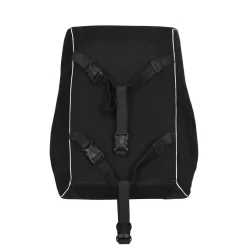 Orthopädisches Rückenkissen Samt 45 x 39 cm schwarz