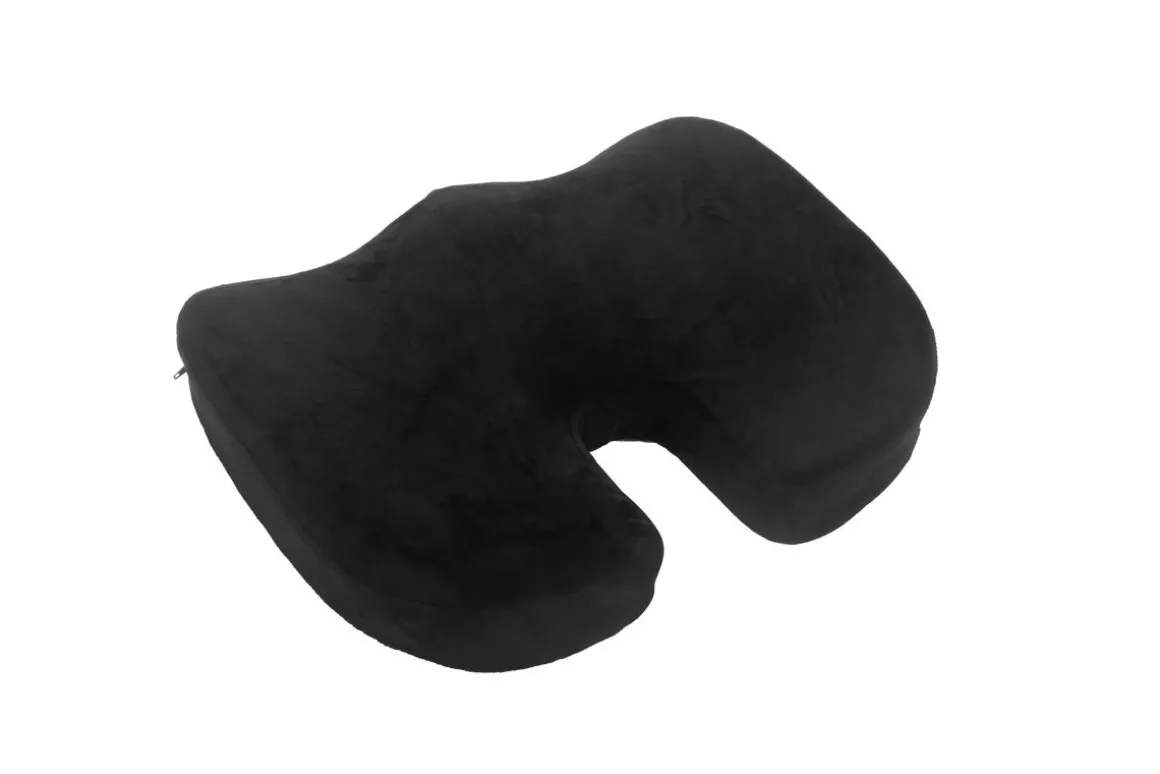 Orthopädisches Sitzkissen und Rückenkissen 2er Set schwarz