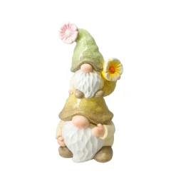 Osterdeko Gartenzwerg 39 cm bunt