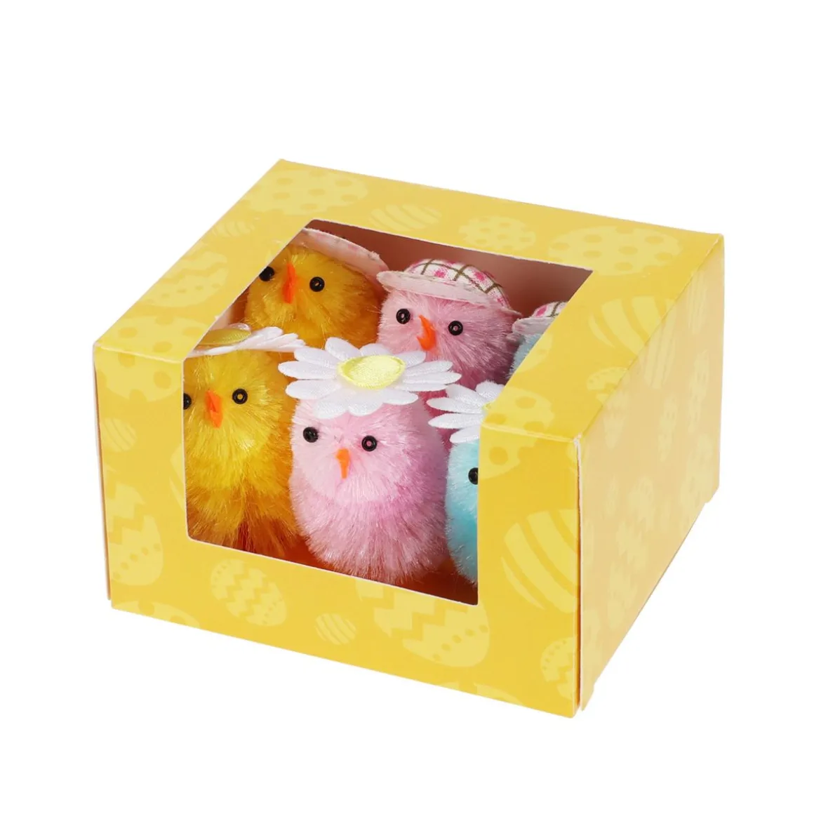 Osterdeko Küken Set 5 cm 6-teilig bunt