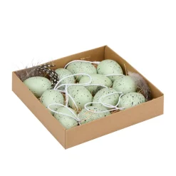 Osterdeko Ostereier 12er Set 3 cm