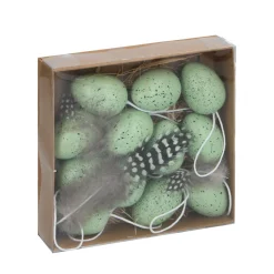 Osterdeko Ostereier 12er Set 3 cm