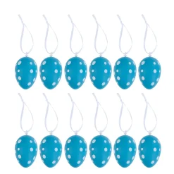 Osterdeko Ostereier 12er Set 6 cm