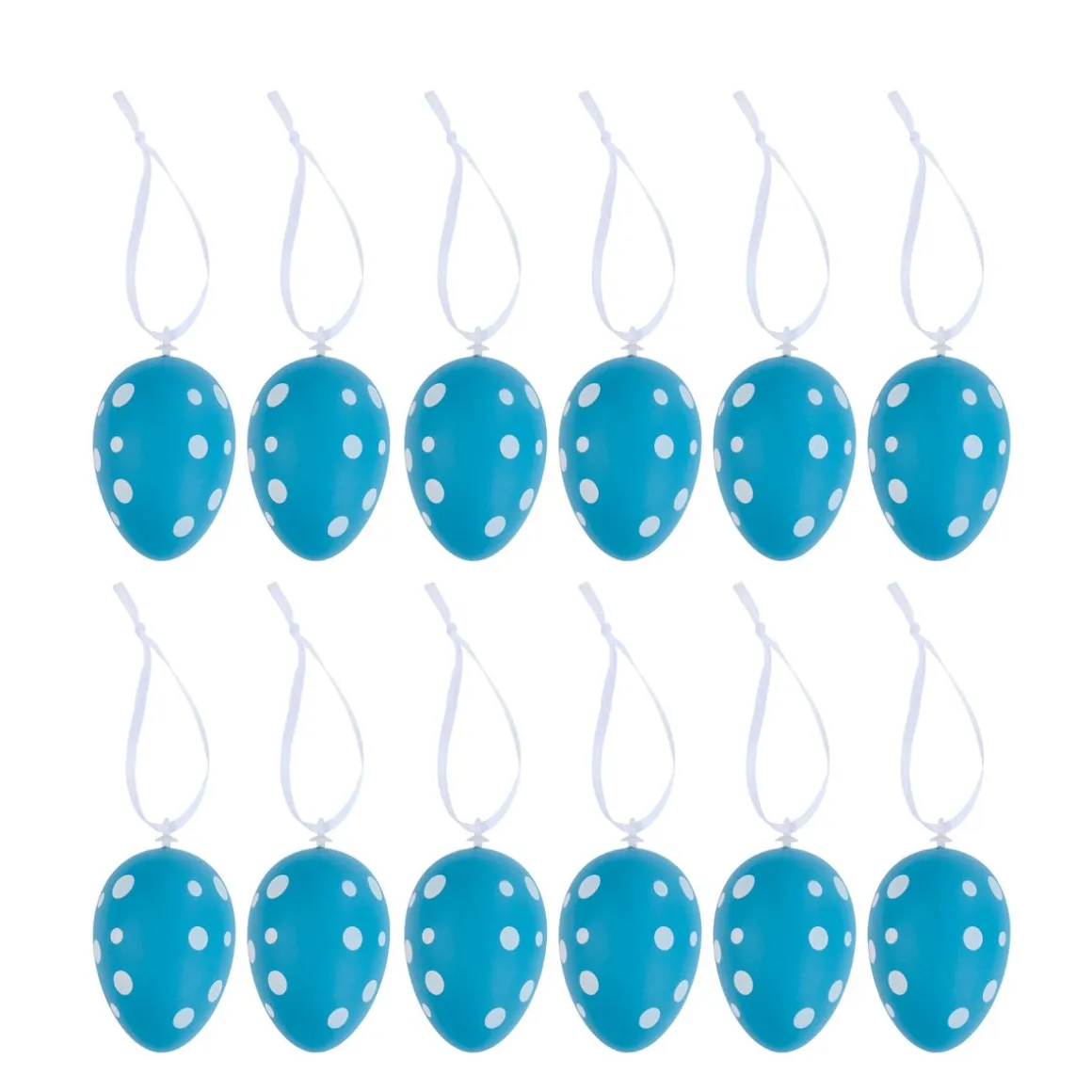 Osterdeko Ostereier 12er Set 6 cm